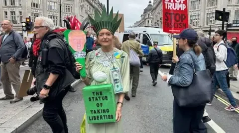 Thousands Activists Converge in Central London to Challenge Donald Trump's Second State Visit