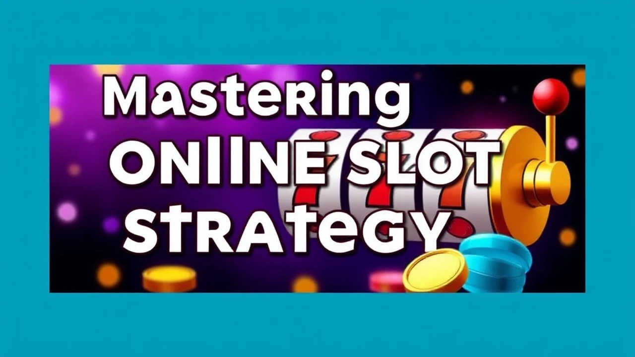Mastering Online Casino Slot Strategy: Tips to Remain Ahead of the Curve