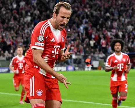Kane Scores Twice as Bayern Munich Overpower Chelsea in Champions League Return
